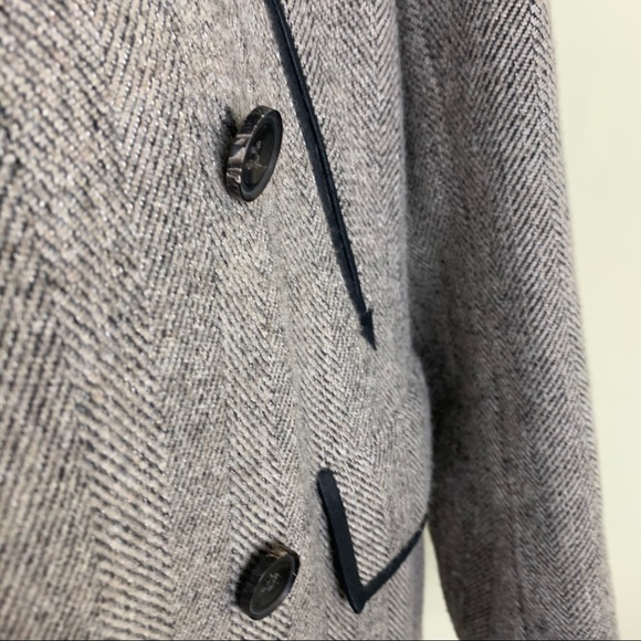 THEORY Dyed Shearling Collar coat, L - Picture 5 of 14